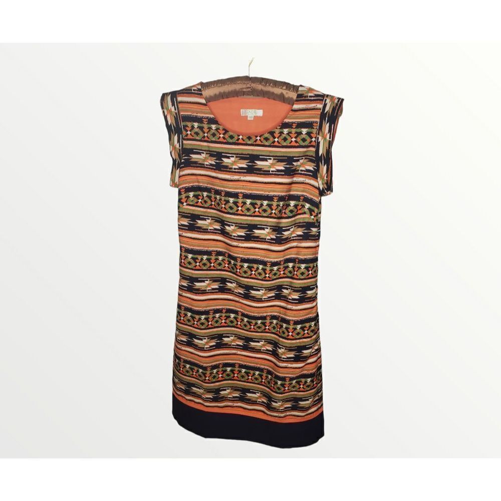 Jade by Melody Anthropologie Sleeveless Tribal Pattern Dress Size XSmall EUC